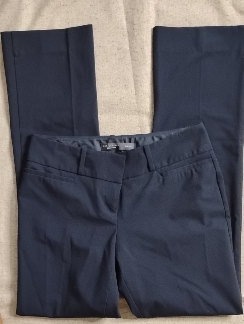 The Limited Dark Navy Boot-Cut Pants